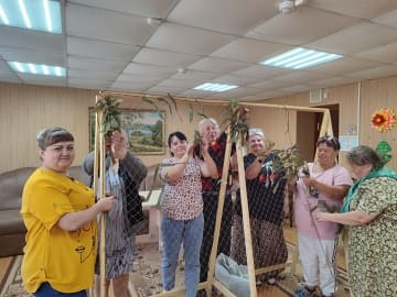 Сбор гуманитарной помощи.